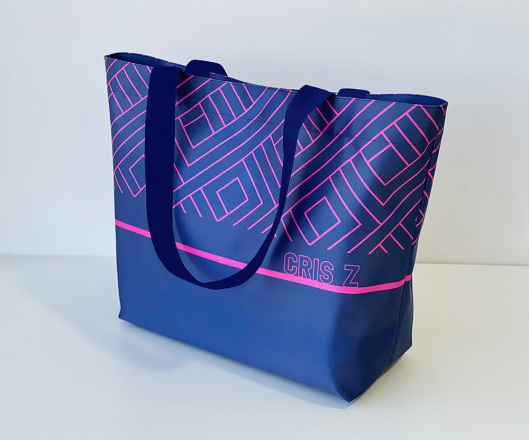 Bolsa Personalizada Sport Azul com Pink